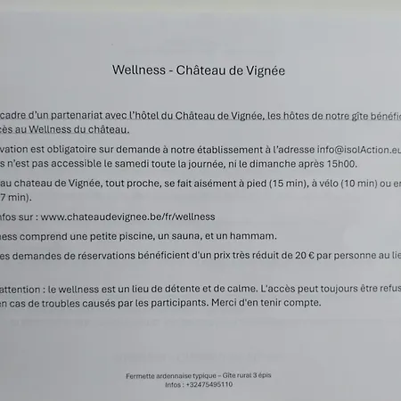 Dom wakacyjny Fermette Ardennaise Typique